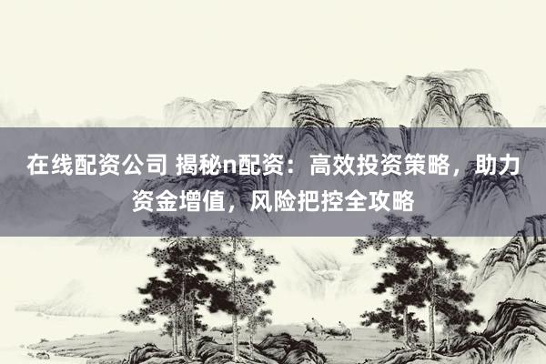在线配资公司 揭秘n配资：高效投资策略，助力资金增值，风险把控全攻略